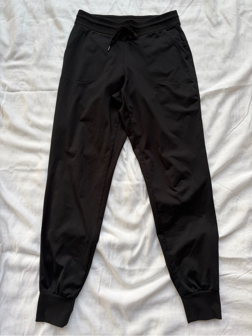 Athleta Black Performance Jogger Pants Drawstring Size Small